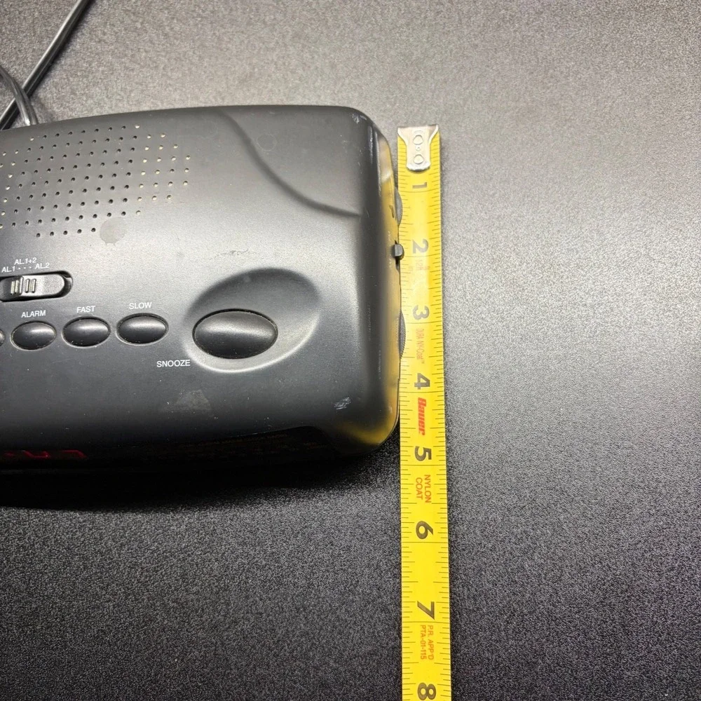 GPX Dual Alarm AM/FM Clock Radio‎ 120v 9v backup for clock Tested and working